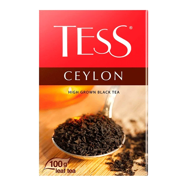 Чай чёрный чёрный высокогорный Tess  Ceylon 100гр