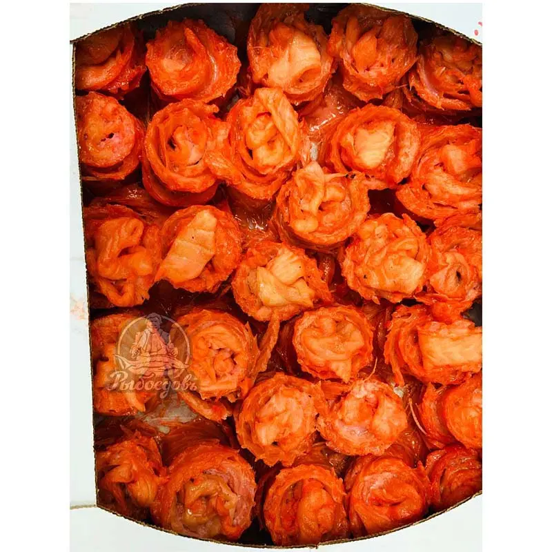 Роллы из семги горячего копчения "Роза" 3 кг
