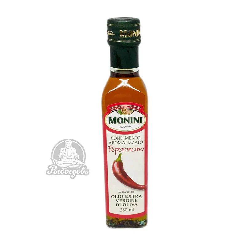 Масло оливковое не рафинированное высшего качества с ароматом Красного Острого Перца MONINI 250мл