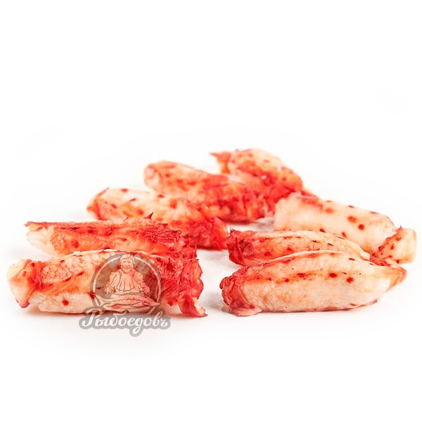 Мясо камчатского краба, 1-я фаланга, без панциря (вес краба 1кг) 2021г.