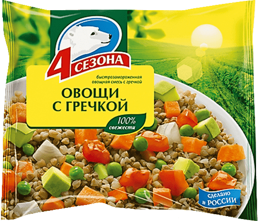 Овощи с гречкой