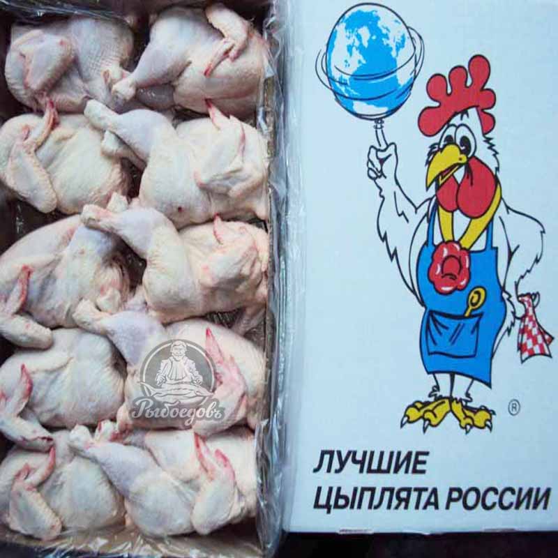 Куры охлаждённые Лучшие цыплята России 8 штук 12-15кг