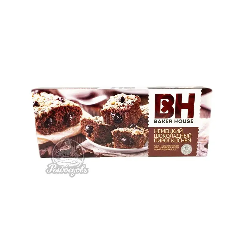 Немецкий шоколадный пирог KUCHEN BH BAKER HOUSE 350гр Немецкий шоколадный пирог KUCHEN BH BAKER HOUSE 350гр