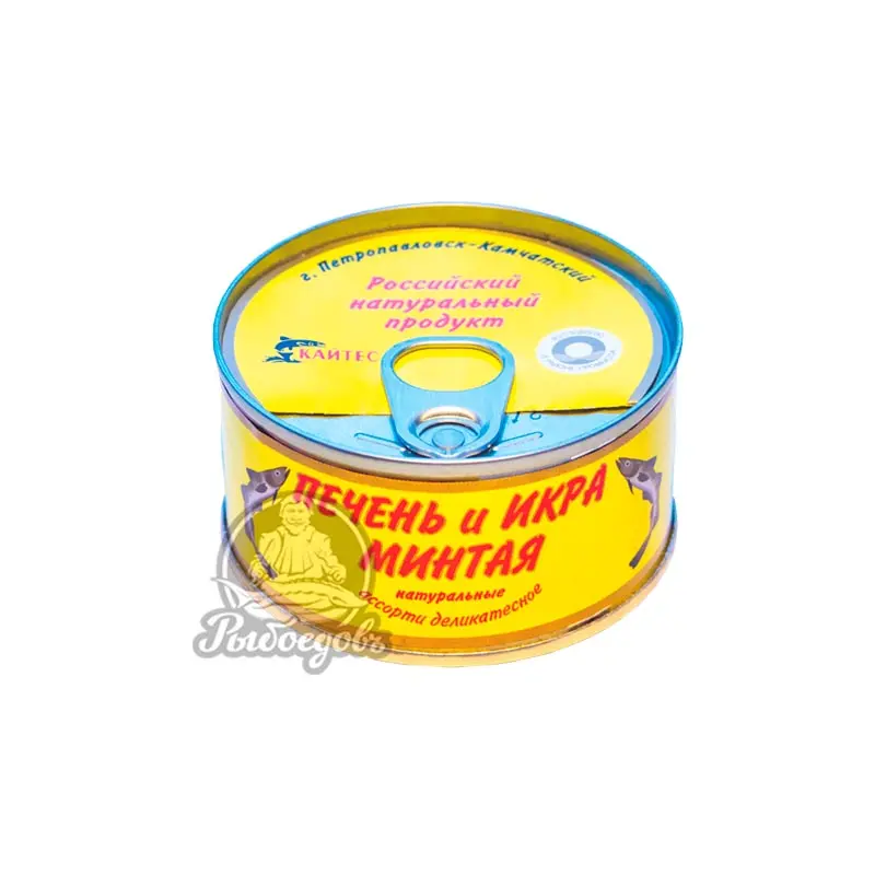 Печень и икра минтая ж/б (120гр.) Печень и икра минтая ж/б (120гр.)