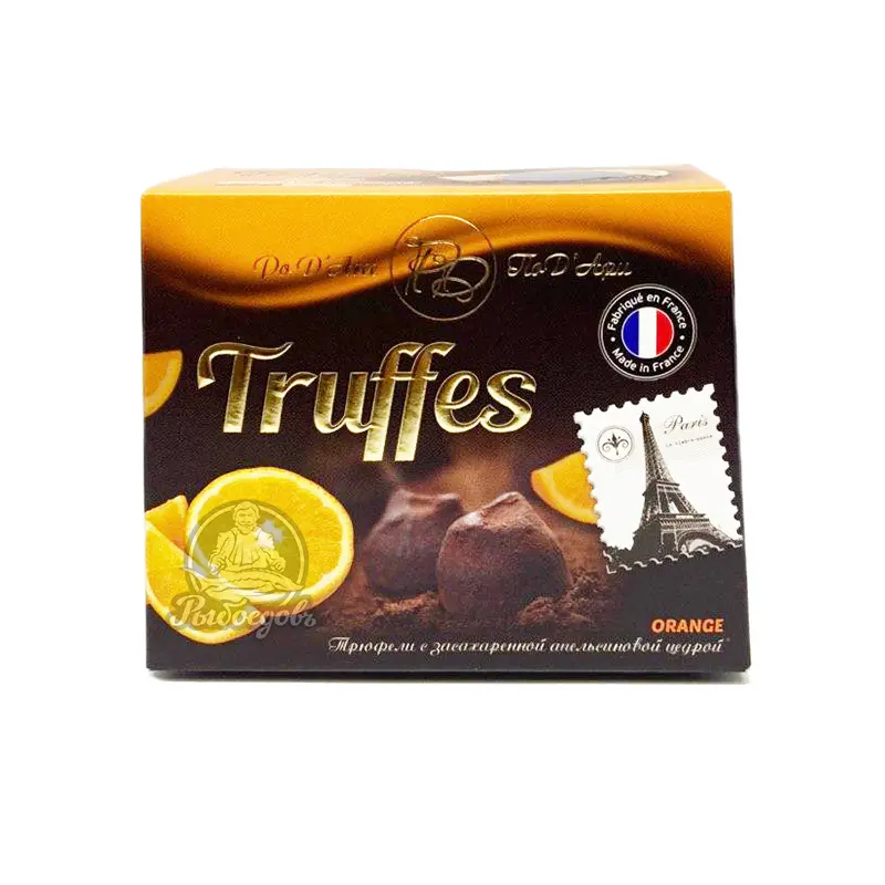 Классические трюфели со вкусом сахарной апельсиновой цедры Pergale Truffles 200гр Классические трюфели со вкусом сахарной апельсиновой цедры Pergale Truffles 200гр