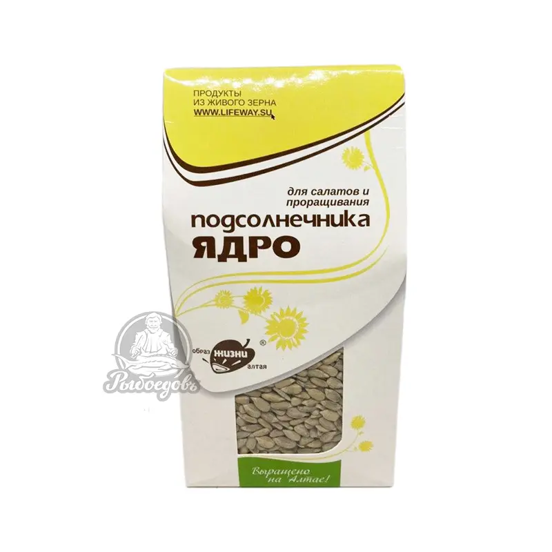 Ядро подсолнечника Продукты из живого зерна 500гр Ядро подсолнечника Продукты из живого зерна 500гр