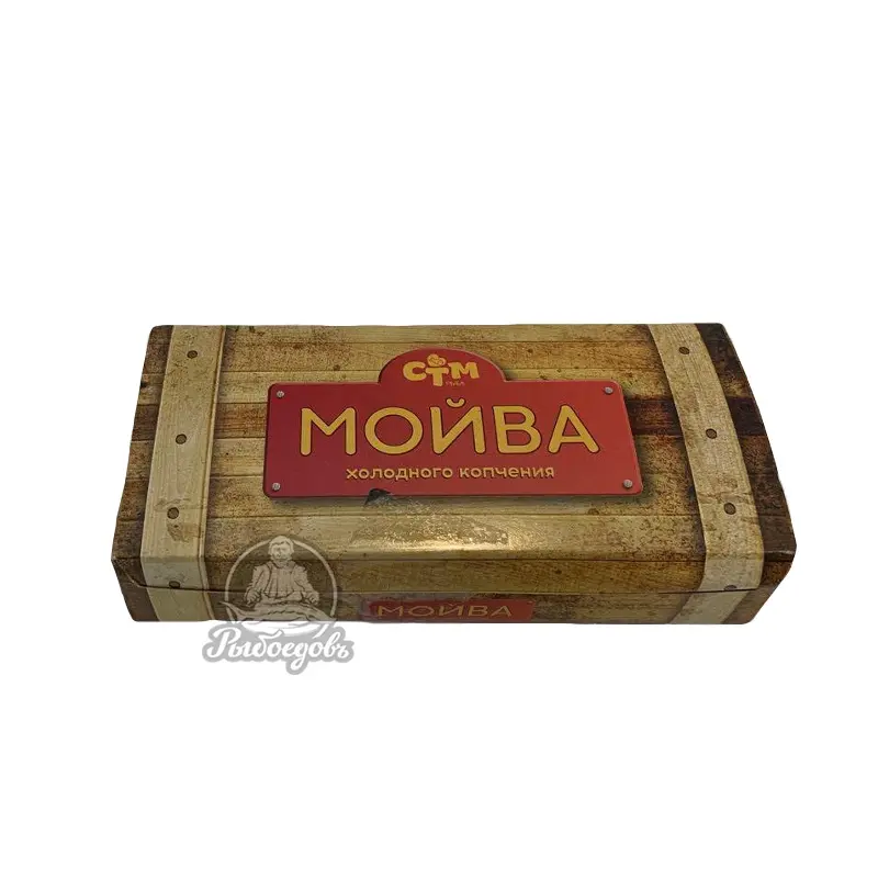 Мойва холодного копчения в картонной коробке 200г Мойва холодного копчения в картонной коробке 200г