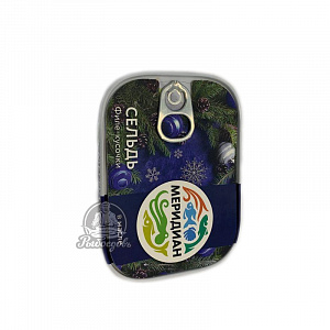 Сельдь филе кусочки в масле Меридиан 115г