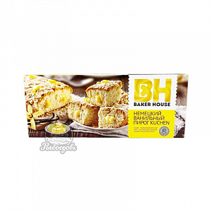 Немецкий ванильный пирог KUCHEN BH BAKER HOUSE 350гр Немецкий ванильный пирог KUCHEN BH BAKER HOUSE 350гр