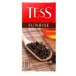 Tess чёрный цейлонский чай Sunrise 25 пакетиков Tess чёрный цейлонский чай Sunrise 25 пакетиков