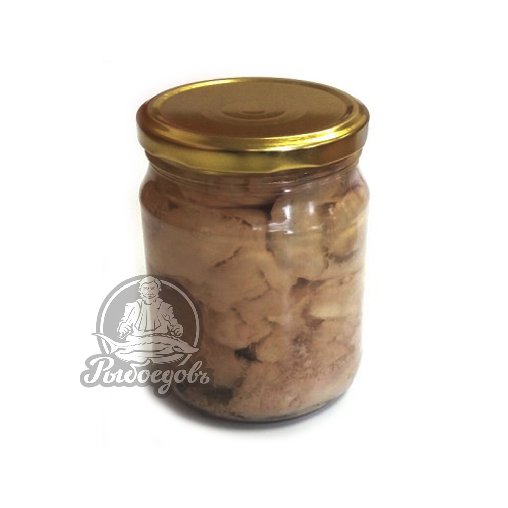 Печень трески в стеклянной банке 500гр Premium 100% натуральная