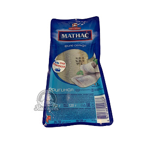 Филе сельди Матиас в масле 150г Филе сельди Матиас в масле 150г