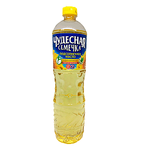 Масло подсолнечное, рафинированное "Чудесная Семечка" 0,9л Масло подсолнечное, рафинированное "Чудесная Семечка" 0,9л