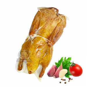 Тушка утенка горячего копчения 1,3-1,8кг