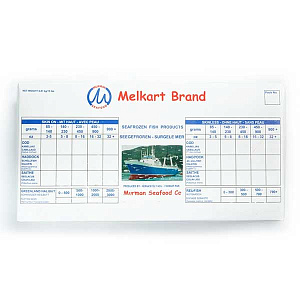 Филе трески судовая заморозка  Melkart Brand  6,81кг Филе трески судовая заморозка  Melkart Brand  6,81кг