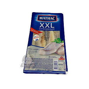 Филе сельдь Матиас XXL в масле 300г Филе сельдь Матиас XXL в масле 300г