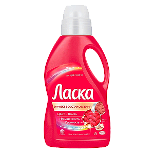 Гель для стирки Ласка  Эффект восстановления для цветного 1л