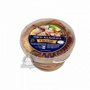 Мясо кальмара в заливке вес 2кг Мясо кальмара в заливке вес 2кг