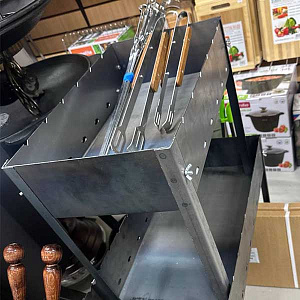 Мангал для шашлыка разборный 2 мм. Premium многоразовый