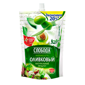 Майонез Оливковый Слобода 400г Майонез Оливковый Слобода 400г