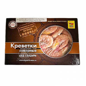 Креветки северные судовая заморозка Boss Crevetos 40-60 шт/кг Креветки северные судовая заморозка Boss Crevetos 40-60 шт/кг