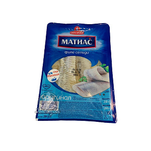 Филе сельди в масле Матиас в масле 250г