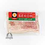 Бекон нарезанный 500 грамм сыро копчёный