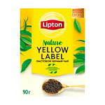 Чай Липтон листовой чёрный 90г
