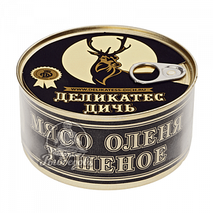 Мясо оленя тушеное 325г Мясо оленя тушеное 325г