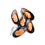Мидии мясо в/м на створке 30/40 Китай Мидии мясо в/м на створке 30/40 Китай
