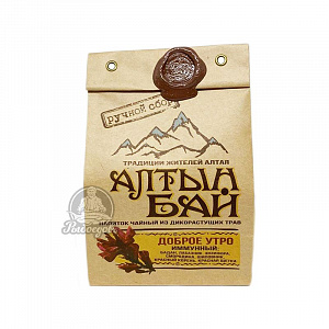 Напиток чайный из дикорастущих трав Доброе утро иммунный Алтын Бай 100гр