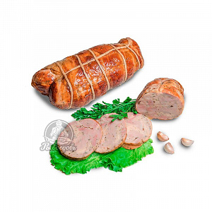 Куриный рулет холодного копчения 1кг+ Куриный рулет холодного копчения 1кг+