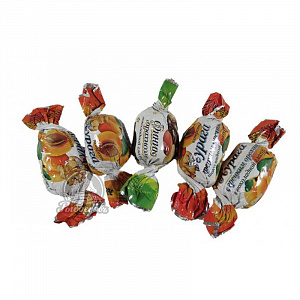 Курага с грецким орехами в шоколадной глазури