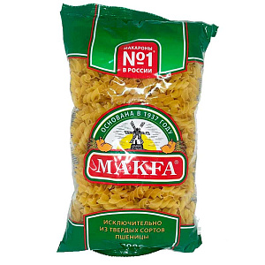 Макароны Спирали МAKFA 400г Макароны Спирали МAKFA 400г