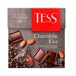 Чёрный чай с ароматом шоколада Tess Chocolate Kiss  20 пакетиков Чёрный чай с ароматом шоколада Tess Chocolate Kiss  20 пакетиков