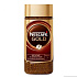 Натуральный растворимый сублимированный кофе с добавлением натурального жареного молотого кофе Nescafé Gold 95гр