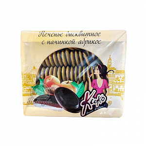 Печенье бисквитное с начинкой Абрикос Кико 1,2кг Печенье бисквитное с начинкой Абрикос Кико 1,2кг