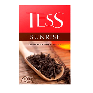 Чай чёрный крупнолистовой цейлонский Tess  Sunrise 100гр Чай чёрный крупнолистовой цейлонский Tess  Sunrise 100гр