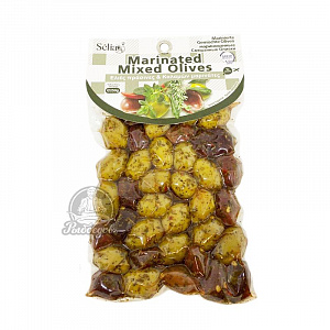 Ассорти из маринованных оливок с Орегано Тимьяном и Сладким Перцем Selia 250гр Ассорти из маринованных оливок с Орегано Тимьяном и Сладким Перцем Selia 250гр