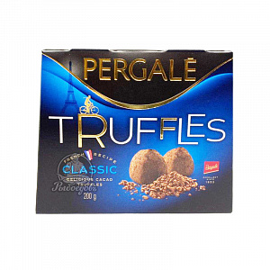 Классические трюфели шоколадные Pergale Truffles 200гр Классические трюфели шоколадные Pergale Truffles 200гр