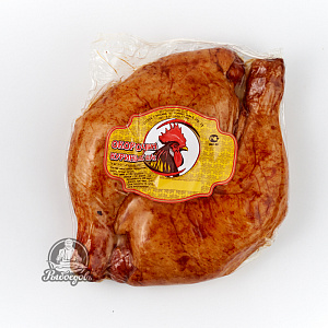 Окорочка куриные варёно-копченые вес (700-800грамм) Окорочка куриные варёно-копченые вес (700-800грамм)