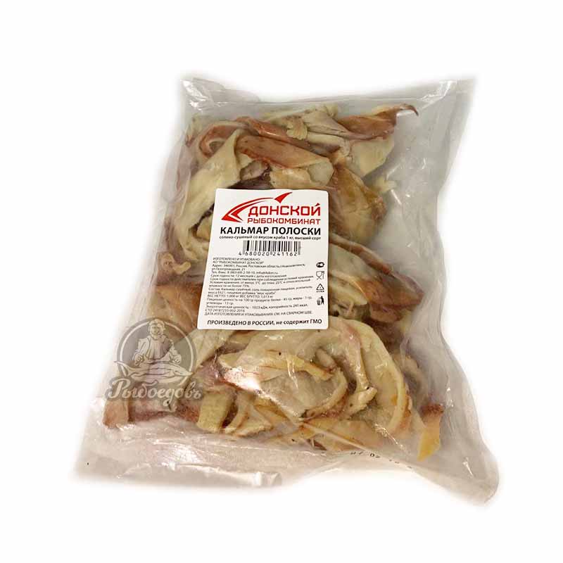 Кальмар вяленый полоски 1кг Кальмар вяленый полоски 1кг