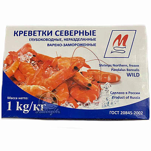 Креветки северные мелкие 120-150 Креветки северные мелкие 120-150