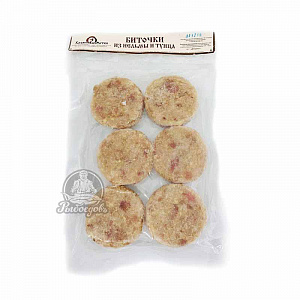 Биточки из нельмы и тунца Хозяин Камчатки (ручная работа) Биточки из нельмы и тунца Хозяин Камчатки (ручная работа)