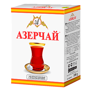 Чай Азерчай чёрный с ароматом бергамота 100гр Чай Азерчай чёрный с ароматом бергамота 100гр