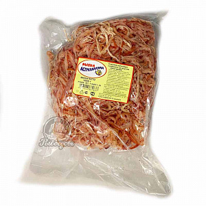 Стружка кальмара сушеного со вкусом краба 1кг Стружка кальмара сушеного со вкусом краба 1кг