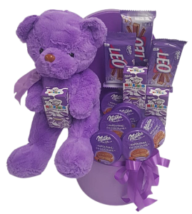 Мишка и Milka конфетная композиция Мишка и Milka конфетная композиция