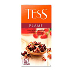 Чайный напиток со вкусом и ароматом земляник  с розовым перцем Tess Flame  25 пакетиков Чайный напиток со вкусом и ароматом земляник  с розовым перцем Tess Flame  25 пакетиков