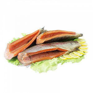 Чавыча, филе на коже, холодного копчения 2-3 кг Чавыча, филе на коже, холодного копчения 2-3 кг