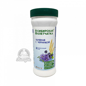 Сибирская Клетчатка Льняная с черникой 280гр Сибирская Клетчатка Льняная с черникой 280гр